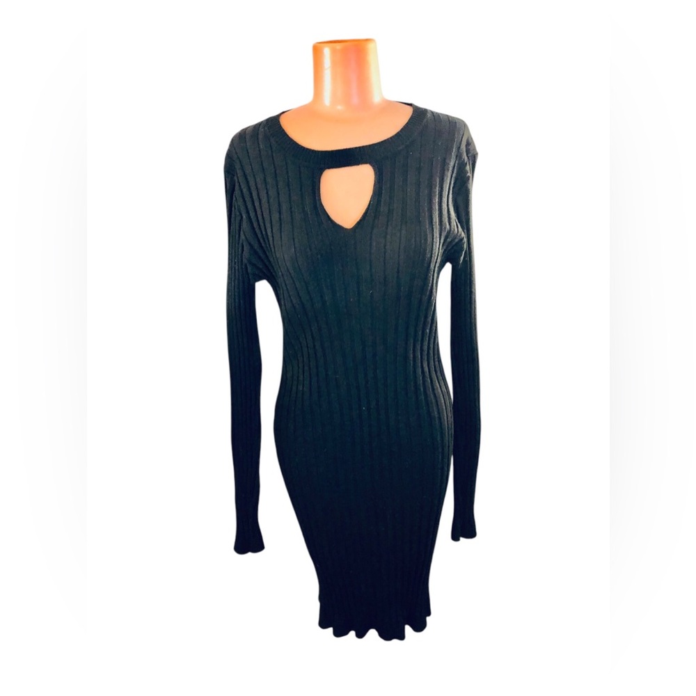 SPECIAL ONE•LONG SLEEVE•CUT OUT•SIZE-XL•SWEATER DRESS